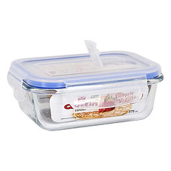 Totalcadeau Lunch box à fermeture hermétique rectangle transparent boite conservation repas Mesure - 1500 cc - 23 x 17 pas cher