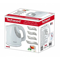 Avis Techwood Bouilloire Electrique 360° Blanche 1,6L Sans Fil 2200W Arre^t automatique Blanche