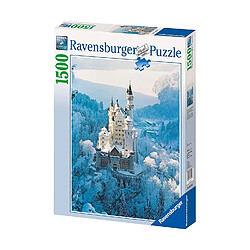 Ravensburger - Puzzle Neuschwanstein en hiver 1500 pièces, 16219