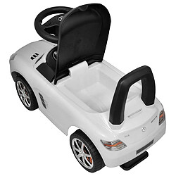 vidaXL Voiture à pousser par pieds pour enfants blanc pas cher