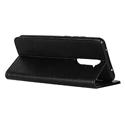 Wewoo Housse Coque Pour OPPO A9 2020 Étui en cuir magnétique avec texture rétro magnifique et Crazy Horse support et fentes cartes Noir pas cher