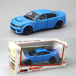 Universal 1: 32 Dodge Challenger SRT Hellcat Sport Alliage Modèle Véhicule Moulé Sous Pression Modèle de Voiture Jouet Simulation Jouet pour Enfants Cadeau Collection | Voiture Jouet Moulé Sous Pression (Bleu) pas cher