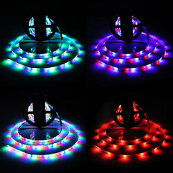 10M 2835SMD RGB 600 LED RGB Non-étanche Strip Light + Controller + Cable Connector + Adapter 3A EU / US 100 - 240V