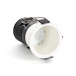 Avis Ledkia Spot Downlight LED 7W Rond MINI Dimmable Dim to Warm Coupe Ø 55 mm Blanc