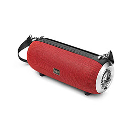 Universal Haut-parleur Bluetooth haute puissance 40W Colonne sans fil Subwoofer portable extérieur Haut-parleur sport avec téléphone portable | Haut-parleur portable (rouge)