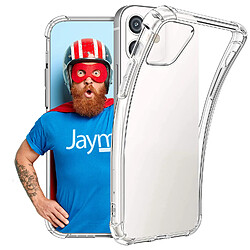 JAYM - Coque Renforcée pour Apple iPhone 14 - Souple et résistante - Certifiée 2 Mètres de chute - Transparente