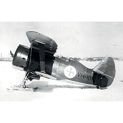 I-153,WWII Finnish Air Force Fighter winter version- 1:72e - ICM