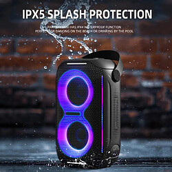 Yonis Enceinte Bluetooth Portable Waterproof 10W pas cher