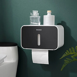 Universal Porte-papier de toilette mural créatif cintre pliable boîte à mouchoirs maison étanche rangement porte-papier de toilette portable |(Gris)