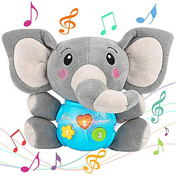 Universal Musique en peluche Éléphant Toys, animal en peluche mignon