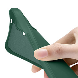 Avizar Coque pour Samsung Galaxy S24 Soft Touch Mat Silicone Flexible Vert Foncé pas cher