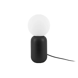 LEITMOTIV Lampe à poser design boule Gala - H. 32 cm - Noir