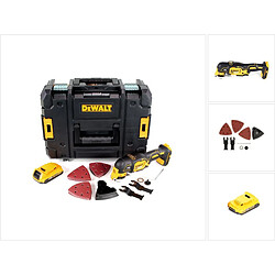 DeWalt DCS355NT Outil oscillant multi-cutter sans fil 18V Brushless + 1x Batterie 2,0Ah + Coffret + Accessoires 29 pcs. - sans chargeur