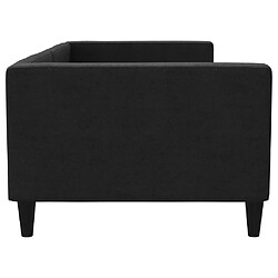 Acheter Maison Chic Lit de jour, Lit de repos pour Salon Chambre,Canapé-lit,Lit d'invité noir 90x190 cm tissu -MN63032