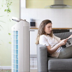 Avis Cecotec, Rafraîchisseurs d'air par évapeuration, EnergySilence 2000 Cool Tower, Puissance 60 W, réservoir amovible de 2 litres,