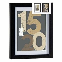 Gift Decor Cadre photo 20,5 x 2,5 x 26,5 cm Noir verre Bois MDF (6 Unités)