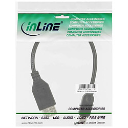 Avis Câble USB 2.0 InLine® A femelle à Mini 5 broches mâle 0.2m