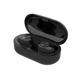 Chrono Écouteurs intra-auriculaires Bluetooth Chronus - Écouteurs à réduction de bruit - Écouteurs sans fil Bluetooth 5.0 avec basses intenses - Avec microphone intégré(noir)