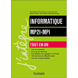 Informatique MP2I, MPI : tout-en-un