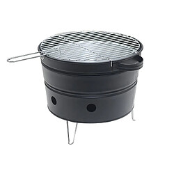 Acheter Beyond Blue Mini Barbecue au Charbon de bois portable - Noir - Design pot de fleur