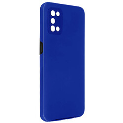 Avizar Coque Oppo Reno 5 5G et Find X3 Lite Arrière Rigide et Avant Souple - bleu