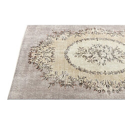 Vidal Tapis de laine 201x114 brun Ultra Vintage pas cher