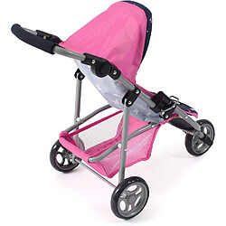 Avis Bayer Chic 2000 Petite poussette de jogging LOLA Rose et Bleu Papillons pour poupée