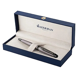 Stylo bille argent Waterman Hemisphère Expert pointe moyenne 1 mm