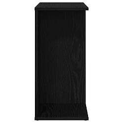 Acheter vidaXL Table de chevet chêne noir 46,5x29x61 cm bois d’ingénierie