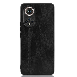 Coque en TPU + PU léger, style rétro noir pour votre Honor 50