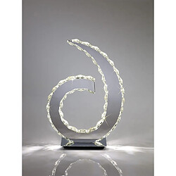 Luminaire Center Lampe de Table Galaxy D Shape Ampoules 18 X 0.5W LED chrome poli/cristal 6000K