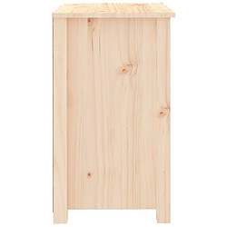 Maison Chic Lot de 2 Tables de chevet - Tables de Nuit 50x35x61,5 cm Bois de pin massif pas cher