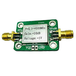 Acheter Micro-ondes RF Amplificateur Module 20dB Gain Élevé À Faible Bruit 3.3-5.5VDC pour FM Radio Télécommande Récepteur Câble TV GPS Wifi Bluetooth