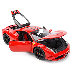 Universal 1: 18 Voiture de sport raffinée Simulation statique Moulée sous pression Modèle de collection Voiture Jouet | Moulée sous pression(Rouge)