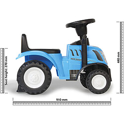 Acheter Jamara Push-Car New Holland T7 Tracteur bleu