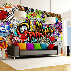 Paris Prix Papier Peint Colorful Graffiti 140 x 200 cm