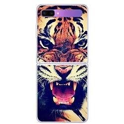 Coque en TPU antichoc tigre pour Samsung Galaxy Z Flip3 5G