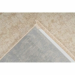 Acheter Paris Prix Tapis Uni Tissé à Poils Courts Adeon Crème 160 x 230 cm