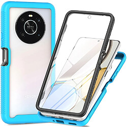 Coque en TPU 3 en 1 pour votre Honor X9 4G/5G/X30 5G/Magic4 Lite 5G - bleu clair