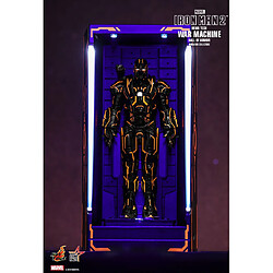 Hot Toys MMSC013 - Marvel Comics - Iron Man 2 - Neon Tech War Machine Hall Of Armor Miniature Collectible