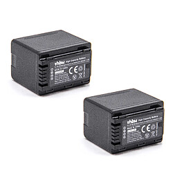 vhbw 2x Li-Ion batteries 3200mAh (3.6V) avec puce d´informations pour appareil photo vidéo caméra Panasonic HC-750, HC-757, HC-VXF999