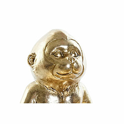 Figurine Décorative DKD Home Decor Doré Résine Singe (23 x 20.4 x 14.8 cm)