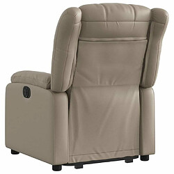 Acheter Maison Chic Fauteuil Relax pour salon, Fauteuil inclinable électrique cappuccino similicuir -GKD71638