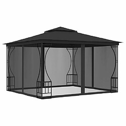 Maison Chic Tonnelle | Pergola avec moustiquaire 300x300x265 cm Anthracite -GKD40438