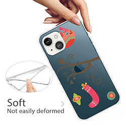 Coque en TPU anti-rayures, motif de noël, flexible pour votre iPhone 14 Plus - Bifurquer