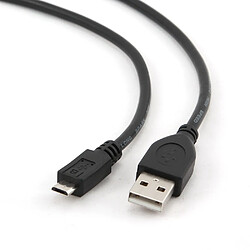 Câble USB 2.0 A vers Micro USB B GEMBIRD (3 m) Noir - 1 m