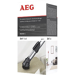 AEG AZE117 Brosse 3 en 1 pour aspirateur avec embout universel 36 mm Noir