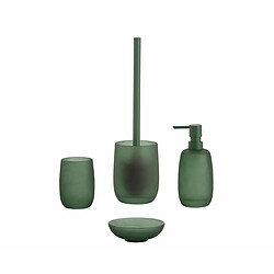 Brosse de salle de wc Alexandra House Living Vert Verre 10 x 36 x 10 cm