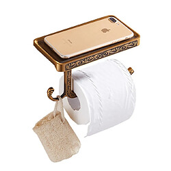 Acheter Universal Porte-papier toilette en laiton antique de style européen Porte-papier toilette à clips mobiles Porte-papier toilette Porte-bobine Accessoires WY51616 | Porte-papier (or)