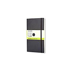 Moleskine carnet Format de poche couverture souple noire 9 x 14 cm